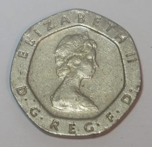 1982 20 Pence Elizabet II